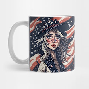 Patriotic Cat Mother Mug